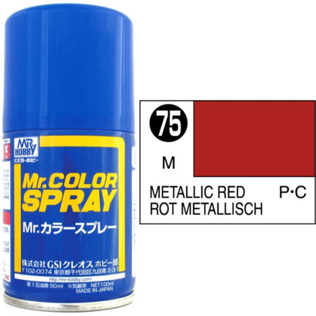 Mr. Color Spray rot metallic  100ml