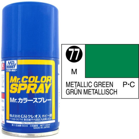 Mr. Color Spray gr&#252;n metallic  100ml