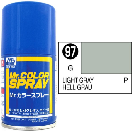 Mr. Color Spray Hellgrau glanz 100ml