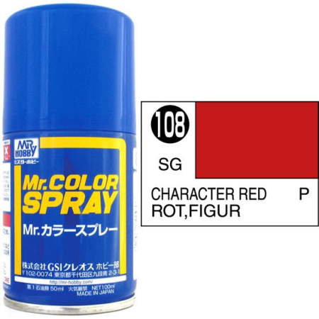 Mr. Color Spray Charakter rot Seidenglanz 100ml