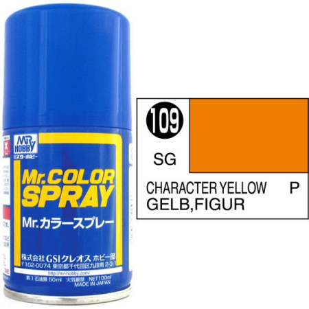 Mr. Color Spray Character Yellow/Gelb Seidenmatt 1