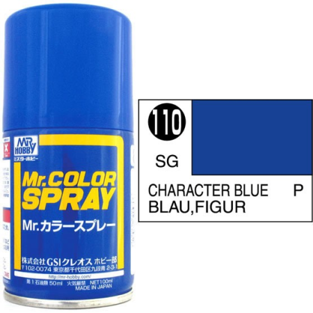 Mr. Color Spray Charakter Blau Seidenglanz 100ml