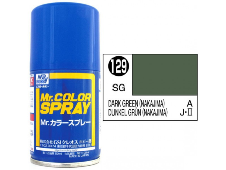 Mr. Color Spray Dunkelgr&#252;n Nakajima Seidenglanz 10