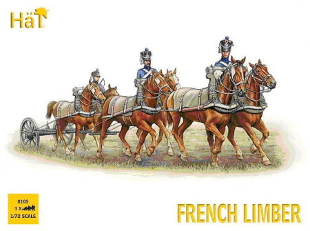 1/72 Napoleonic French 6 HorseLimber
