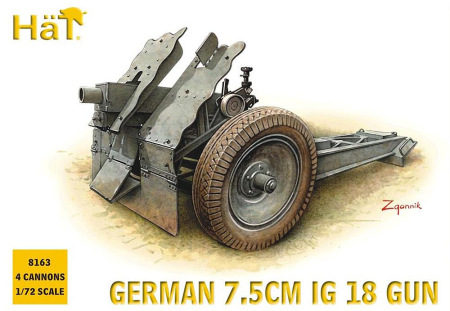 1/72 German 7,5 cm IG 18 Gun