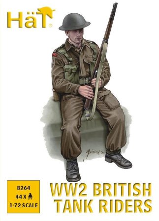 1/72 WW II British Tank Riders