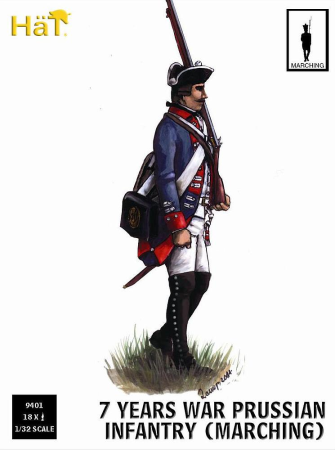 1/32 7 Years War Prussian Infantry, Marching