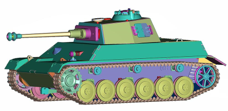 1/35 Pz Kpfw. II/IV auf Einhe