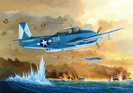 1/48 TBM-3 Avenger Torpedo Bomber