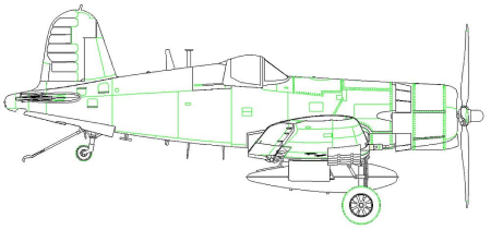 1/48 F4U-7 Corsair Franz. Nav