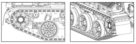 1/35 Kettenglieder f&#252;r AMX-30