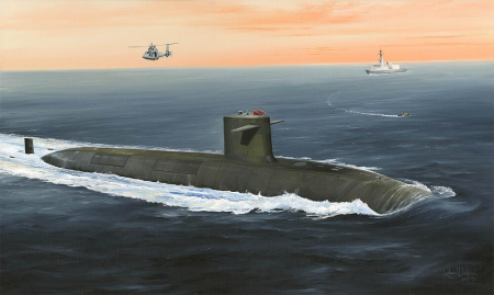 1/350 Navy Le Triomphant SSBN