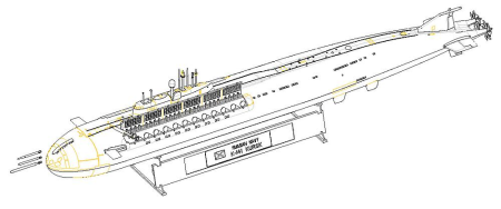 1/350 Russian Navy SSGN Oscar