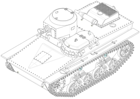 1/35 T37 Amphibious Light Tank