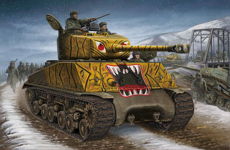 1/48 U.S M4A3E8 Tank