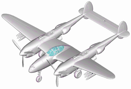 1/48 P-38 L5-L0 Lightning