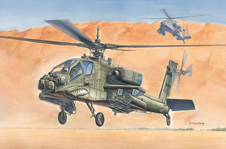 1/72 AH-64A Apache Attack Helicopter