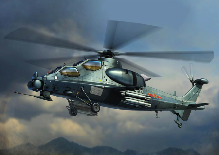1/72 Chinese Z-10 Attack Helicopter