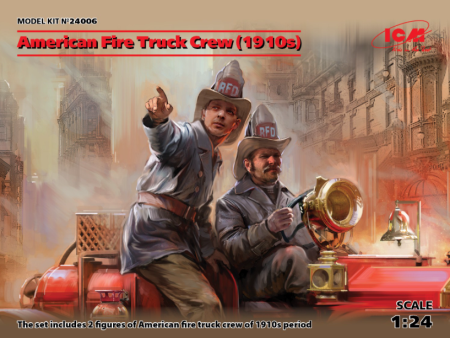 1/24    American Fire Truck Crew