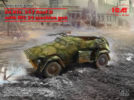 1/35    Sd.Kfz.247 Ausf.B with MG 34