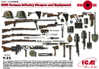 1/35    Germ. Inf. Weapons & Equipment WW I