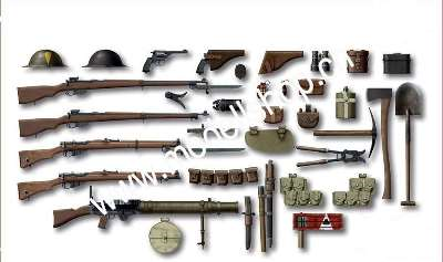 1/35 WWI British Infantery Weapons &amp; Equipment