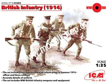 1/35    British Infantry WW I