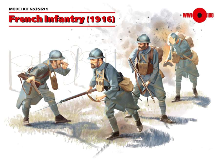 1/35    French Infantry WW I