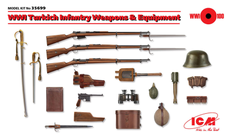 1/35 WWI Turkish Infantery Weapons & Equipment