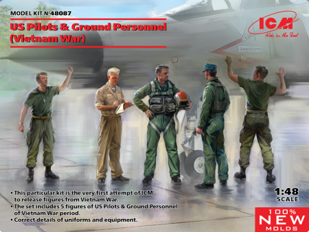 1/48 U.S. Piloten & Ground Personal