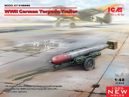 1/48 WW II German Torpedo Trailer