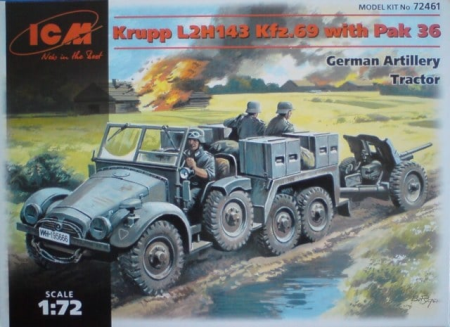 1/72 Krupp Kfz.69 L2H143 w/PaK 36