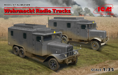 1/35    Wehrmacht Radio Trucks (Henschel/Krupp)