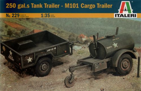 1/35 Gal.S TankTrailer+M101 KargoTrailer