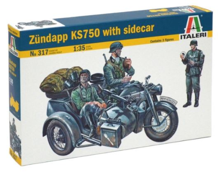 1/35 Motorrad-Gespann Zündapp KS750