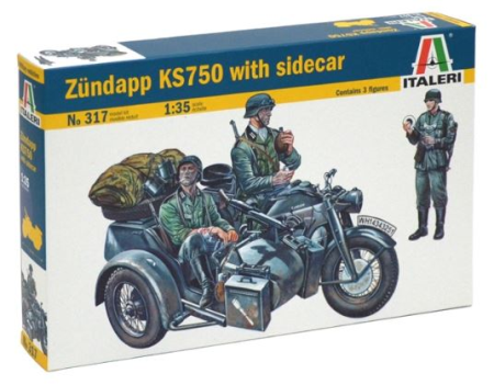 1/35 Motorrad-Gespann Z&#252;ndapp KS750