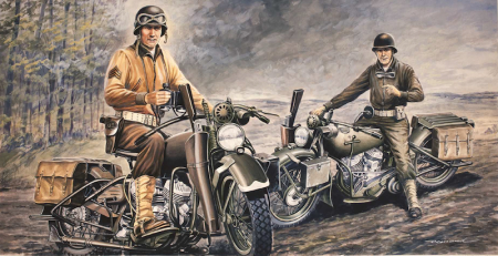 1/35 U.S. Motorr&#228;der WWII