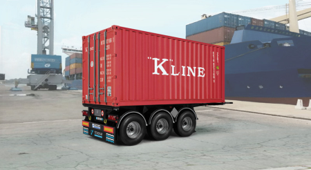 1/24 20' Container Trailer