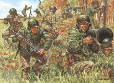 1/72 WWII Amerikanische Infanterie
