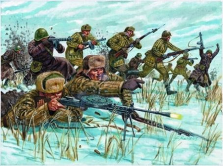 1/72 WW2 - Russ.Infanterie(Winter Unif.)