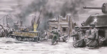 1/72 Battle-Set Battle of Bastogne 1944