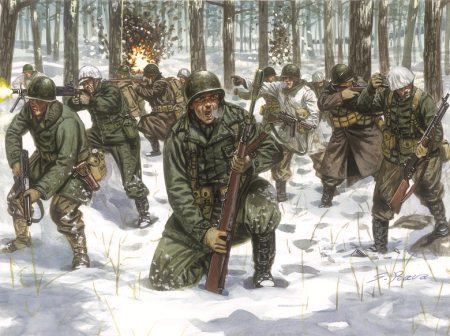 1/72 WWII U.S.Infanterie Winteruniform