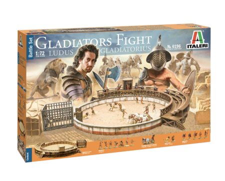 1/72 Gladiatorenkampf m. Arena