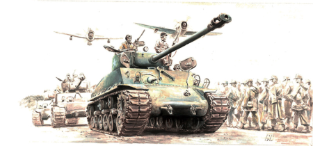 "1/35 M4A3E8 Sherman ""Fury"""