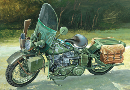 1/9 WLA 750 US Military Motorcycles