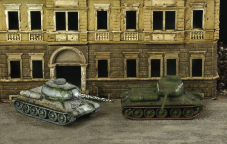 1/72 Rus. Panzer T-34/85 Fast Assm. Kit