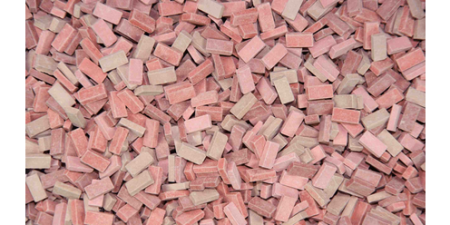 1/87 Ziegel rot mix vierfach 3000 St&#252;ck