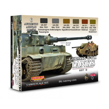 Deutsche Panzerfarben WWII Set 2