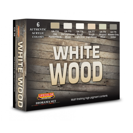 Color Set White Wood
