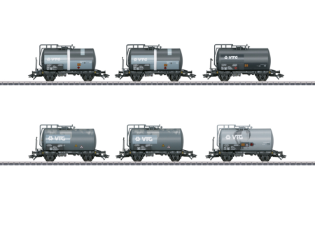 H0 Kesselwagen-Set VTG gealtert